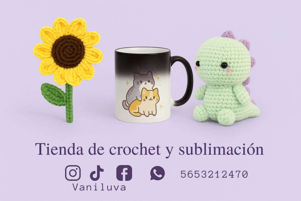 tienda de crochet y sublimación